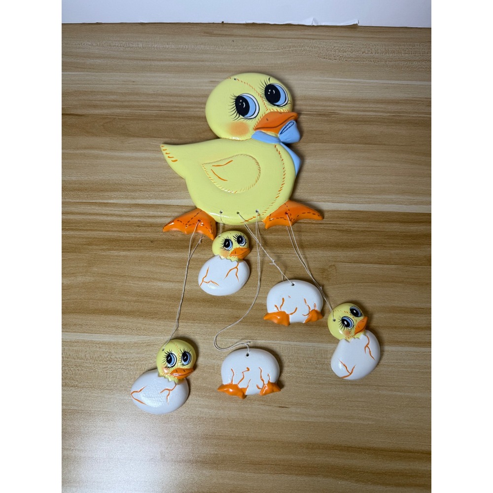 Duck Wall Hanging Decor with Baby Chicks‎ Easter Spring Decoration